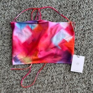 Hello Molly Multicolor Crop Top